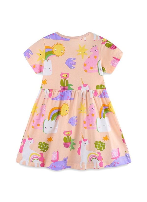 Cartoon animal print princess dress - Image 4
